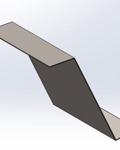 Cooling shutt-off support 205x232x1,25